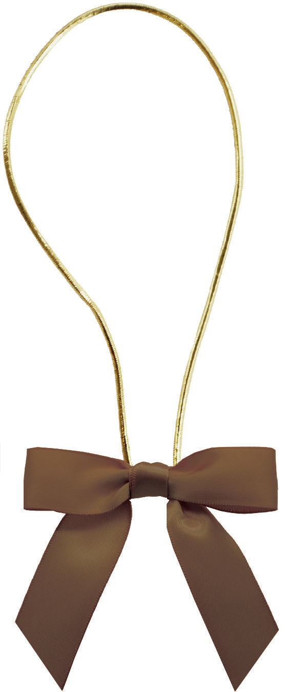 Packaging Express_0850 Brown Bow with Elastic Loop