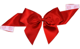 0250 Red Pretie Bow with Glue Dot
