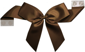 Packaging Express_0850 Brown Pretie Bow with Glue Dot