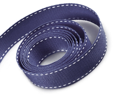Packaging Express_0370 Navy Saddle Stitch Ribbon