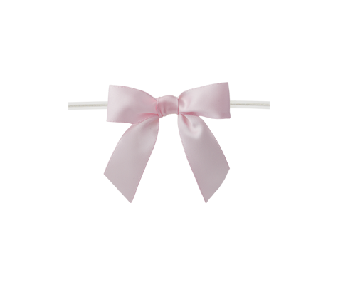 Packaging Express 0117 Lt. Pink Twist Tie Bow Ribbon