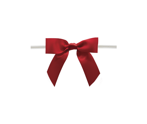 Satin Twist-Tie Bows