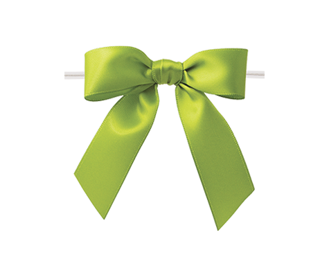 Satin Twist-Tie Bows