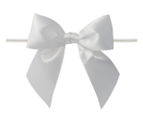 Packaging Express_0029 White Twist Tie Bow