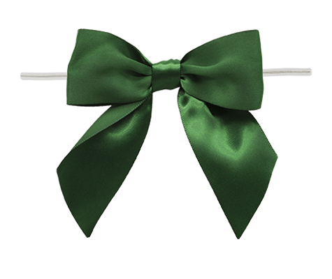 Satin Bows with Twist Ties – Packaging Express