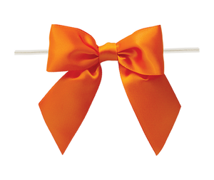 Packaging Express_0750 Torrid Orange Twist Tie Bow