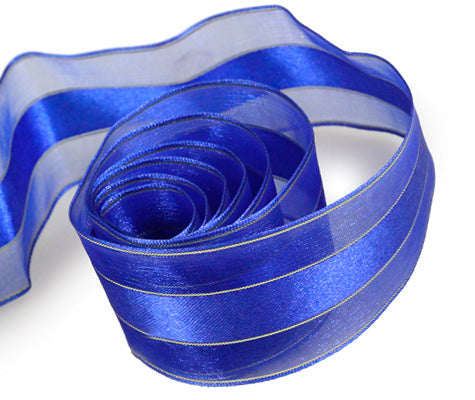 Packaging Express_Royal Blue Chic Sheer (Wire Edged)