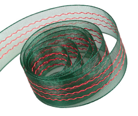 Packaging Express_Green w/Red Sheer Ripple